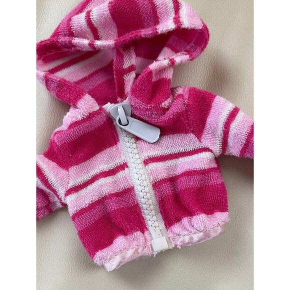 Vintage Striped Doll Hoodie With Zipper - Picture 3 of 8